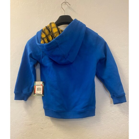 Quicksilver Boy's Blue Zip up Sweater size S - Picture 2 of 2